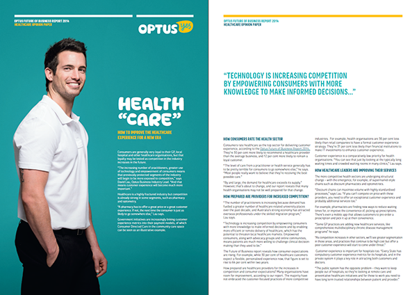 Optus Future of Business Report 2014 | Healthcare Opinion Paper